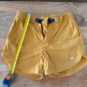 Topo Designs Golden Dirt Shorts - yellow